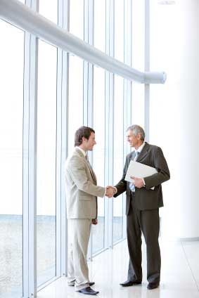 Two Men Shaking Hands